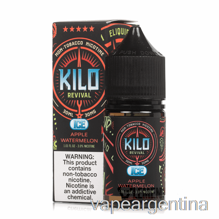 Sandía Manzana Helada - Kilo Sales Revival - 30ml 30mg Vape Descartable